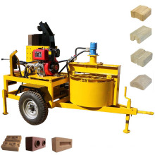 M7MI vibro hydraform manual hydraulic compressed clay interlocking walking solid hollow brick making machine price in india